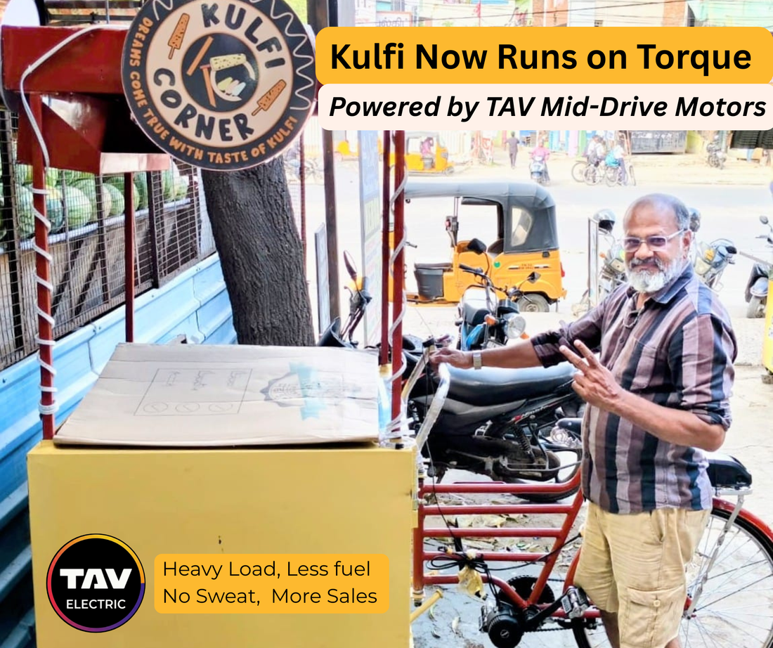 Electric Conversion kits for Food Carts: Real Example from Kulfi Corner
