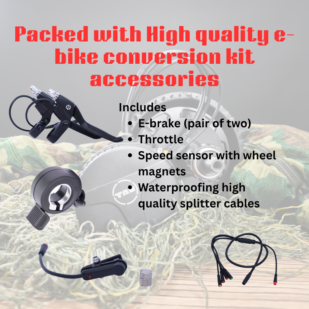 TAV Mid-Drive Conversion Kit with LED Display – 36V 250W