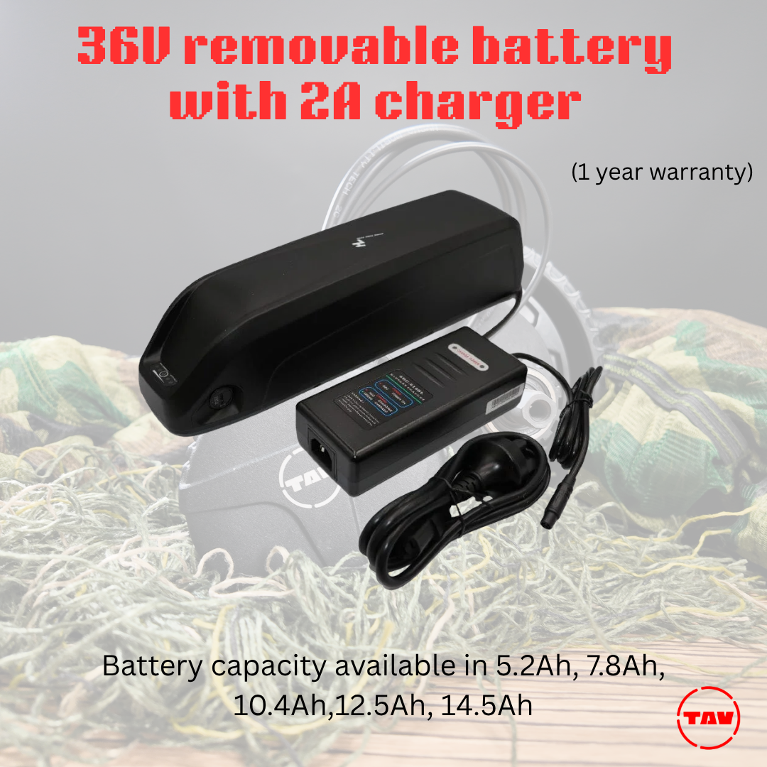 TAV Mid-Drive Conversion Kit with LED Display – 36V 250W